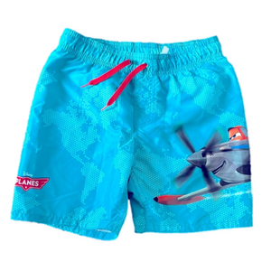 H&M Disney Planes Boys Swim Trunks Turquoise Size 6-8